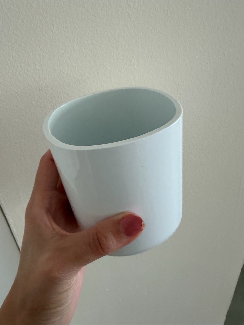 🗽Alessi White Glossy Container by Piero Lissoni